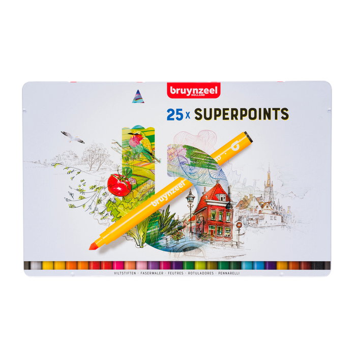 Bruynzeel Étui de 25 feutres Superpoint Bruynzeel Étui de 25 feutres Superpoint