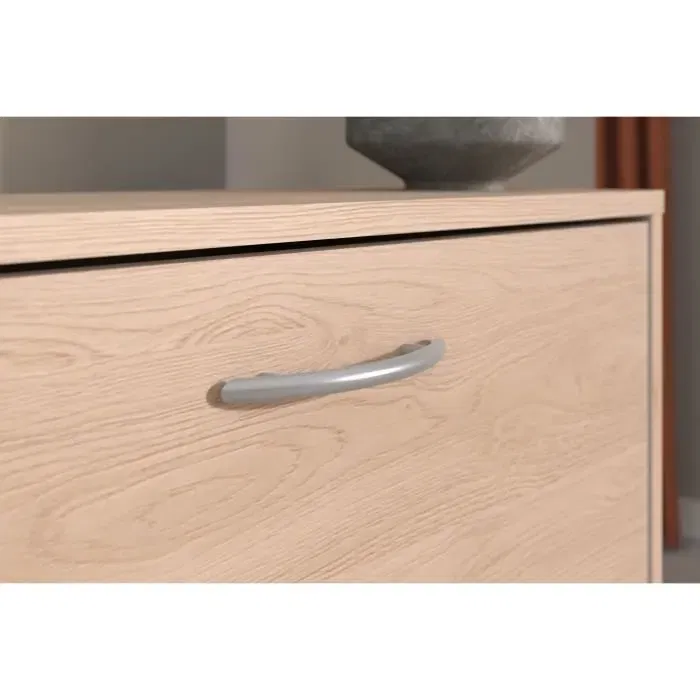 Parisot - Easy Life - Meuble à chaussures 2 abattants en chêne - 66,5 x 78,5 x 25,1 cm - Rangement pour 12 paires