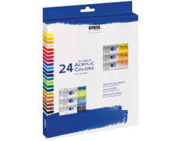 Kreul Set de 24 tubes de peinture acrylique el Greco Colores Surtidos 12ml