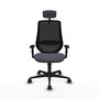 Piqueras y Crespo Chaise de Bureau Mardos Gris Foncé