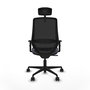 Piqueras y Crespo Chaise de Bureau Mardos Gris Foncé