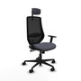 Piqueras y Crespo Chaise de Bureau Mardos Gris Foncé