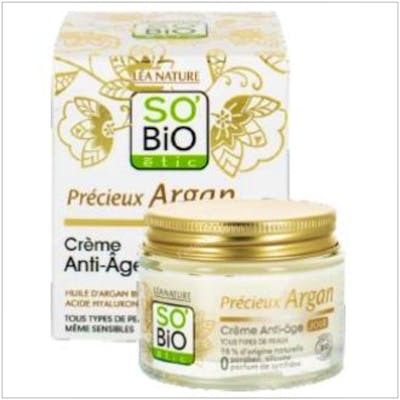 SO´BIO ETIC Crème de jour anti-âge hialuronique-argan 50ml SO´BIO ETIC Crème de jour anti-âge hialuronique-argan 50ml
