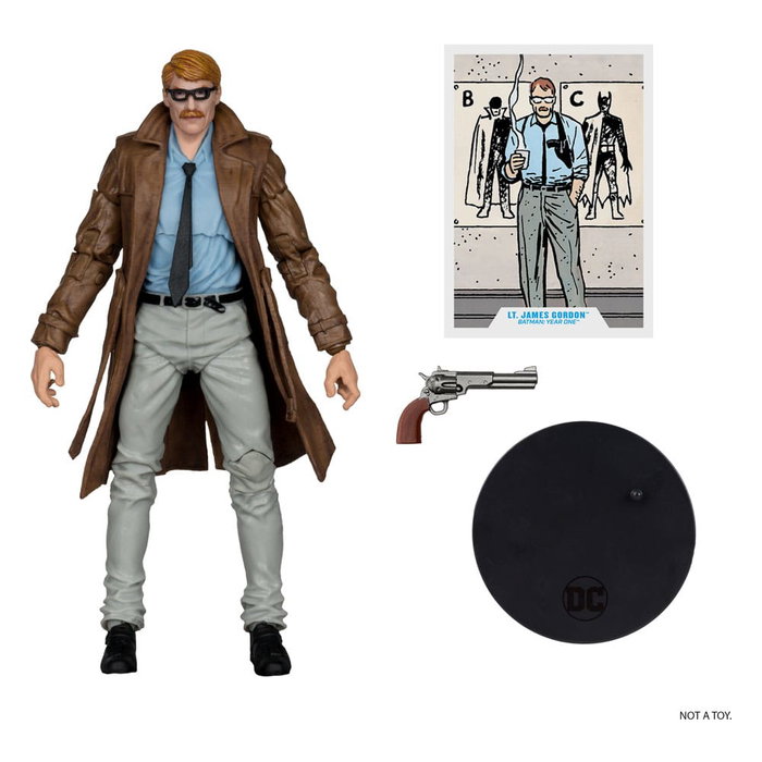 McFarlane Toys Batman Year One (Part 4) DC Multiverse figurine Lt. James Gordon (Gold Label) 18 cm