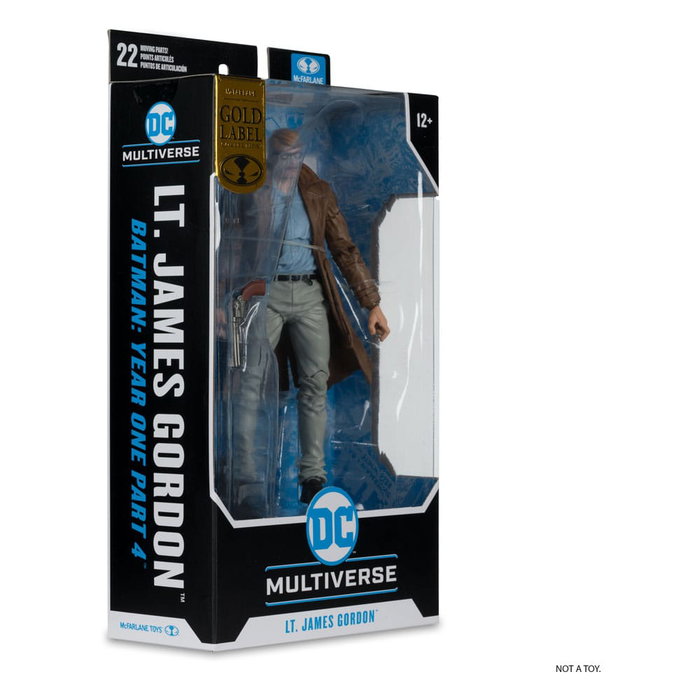 McFarlane Toys Batman Year One (Part 4) DC Multiverse figurine Lt. James Gordon (Gold Label) 18 cm