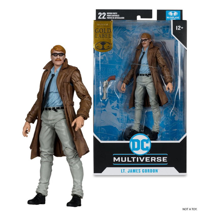McFarlane Toys Batman Year One (Part 4) DC Multiverse figurine Lt. James Gordon (Gold Label) 18 cm