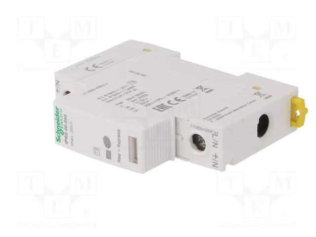 Schneider Electric ACTI9 Limiteur de surtensions Type 2, 1 pôle, rail DIN Schneider Electric ACTI9 Limiteur de surtensions Type 2, 1 pôle, rail DIN