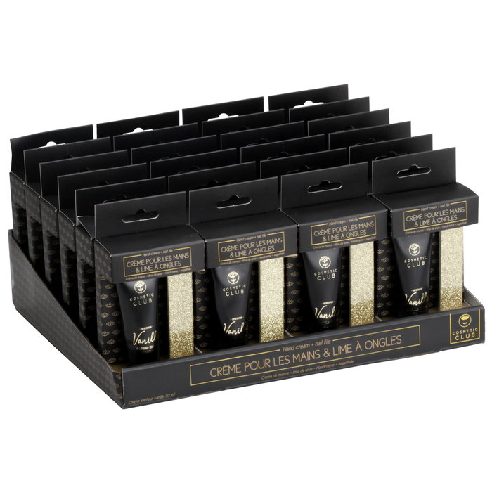 Cosmetic Club Set de soins mains vanille avec lime à ongles Cosmetic Club Set de soins mains vanille avec lime à ongles
