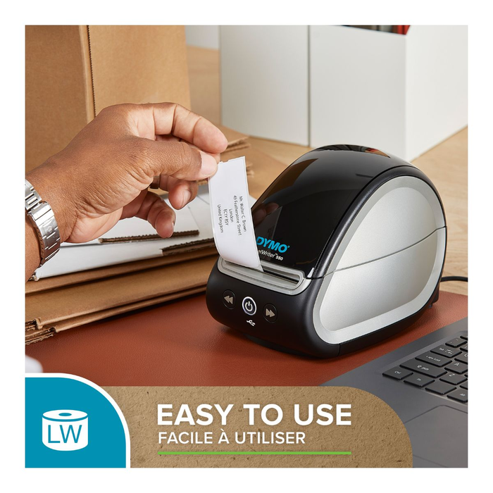 Dymo 1983172 Étiquettes Blanches pour imprimantes Dymo - Rouleau d'étiquettes