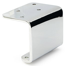 Q&Q Pata Metal A100 H80 - Pied de table métallique chromé, design Rudy