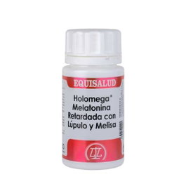 EQUISALUD HOLOMEGA MELATONINA à libération retardée avec houblon et mélisse, 50 capsules