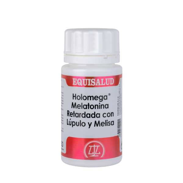 EQUISALUD HOLOMEGA MELATONINA à libération retardée avec houblon et mélisse, 50 capsules EQUISALUD HOLOMEGA MELATONINA à libération retardée avec houblon et mélisse, 50 capsules