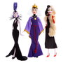 Mattel Disney 100 Aniversario Pack de 3 Figurines Disney Villanas (Maléfica, Cruella, Yzma) - Référence Hlx61