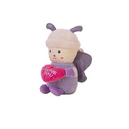 Creaciones Llopis Abejita Corazón Piu - Peluche Abeille avec Cœur 32 cm - 3 ans et plus - en Polyester