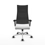 Piqueras y Crespo Chaise de Bureau Albacete Blanche et Noire