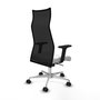 Piqueras y Crespo Chaise de Bureau Albacete Blanche et Noire