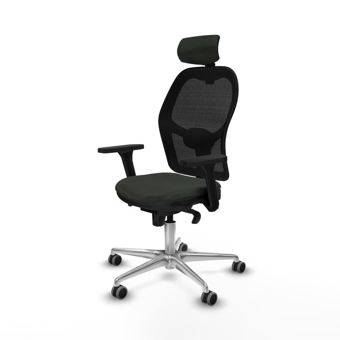 Piqueras y Crespo Chaise de Bureau avec Appui-tête Jorquera 3D086G2 Noir Piqueras y Crespo Chaise de Bureau avec Appui-tête Jorquera 3D086G2 Noir