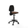 PIQUERAS Y CRESPO Tabouret Isso Asynchrone Tissu Marron foncé