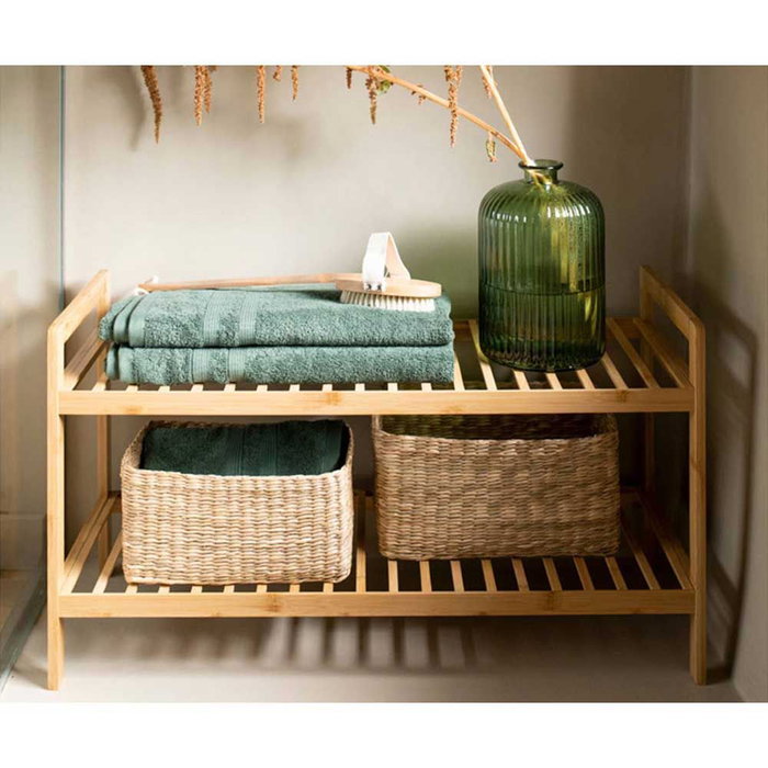 Andrea House Mu73106 Étagère / Range-chaussures Bambou 70 x 26 x 40 cm Andrea House Mu73106 Étagère / Range-chaussures Bambou 70 x 26 x 40 cm