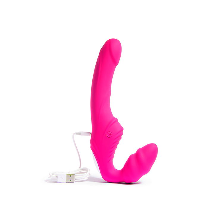 Platanomelón Vibromasseur ISA pour couples double, stimulation simultanée, rechargeable USB