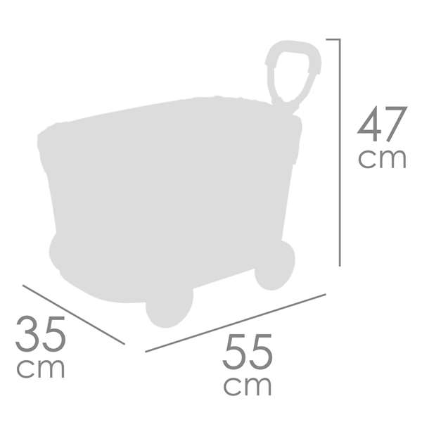 Decuevas Coffre à jouets rangement - 55 x 46 x 37 cm