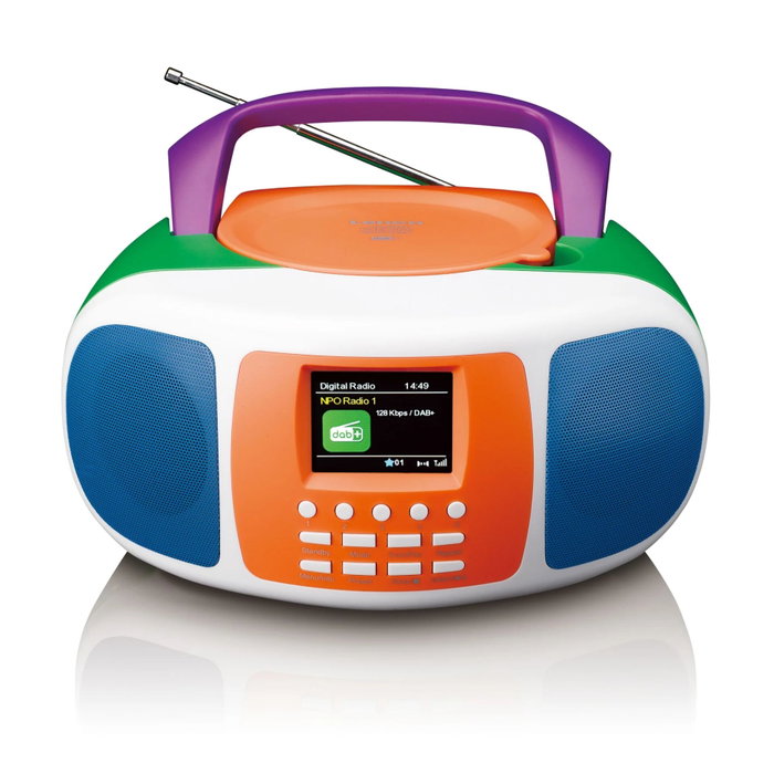 Lenco SCD-861KIDS Radio-CD-Player Multi-Colour
