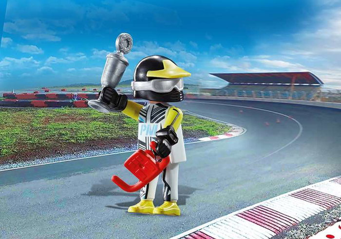 Playmobil Friends - Figure de Pilote de Course - Jouet