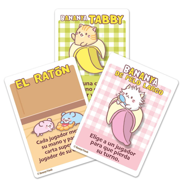 SD GAMES Jeu de Cartes Bananya - Version Espagnol - Jeu Rapide pour 2 à 4 Joueurs à partir de 8 ans