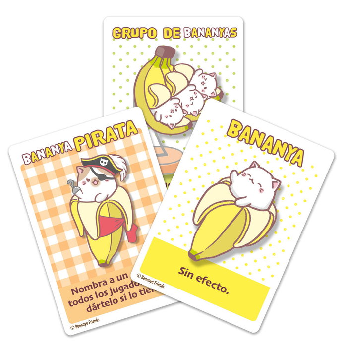 SD GAMES Jeu de Cartes Bananya - Version Espagnol - Jeu Rapide pour 2 à 4 Joueurs à partir de 8 ans