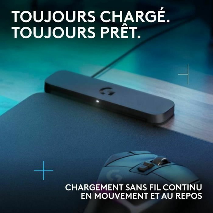 Logitech G Powerplay 2 Tapis de souris gaming avec charge sans fil - Noir Logitech G Powerplay 2 Tapis de souris gaming avec charge sans fil - Noir