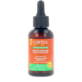 Cantu Huile pour Cheveux et Cuir Chevelu Infusée à la Biotine, 59 ml