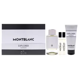 Montblanc Explorer Platinum Coffret Eau De Parfum et Soins pour Homme