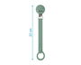 KioKids Sujetachupetes - Porte-tétine avec pince en silicone et acier inoxidable, pour bébé dès la naissance, couleur Sage