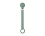 KioKids Sujetachupetes - Porte-tétine avec pince en silicone et acier inoxidable, pour bébé dès la naissance, couleur Sage