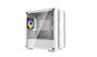 Deepcool Boîtier PC Gaming CC360 ARGB Micro-ATX Blanc, Vitre Trempée, 3 Ventilateurs ARGB, Support Radiateur 360mm