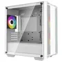 Deepcool CC360 ARGB Boîtier PC Mini Tour Micro-ATX Blanc sans alimentation DEE1690884196377