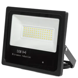 Projecteur LED 50W, 6000 Lm, 6000K, IP65 avec Détecteur de Mouvement Intégré, 40000H, Aluminium pour Extérieur