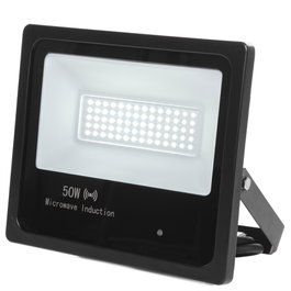 Projecteur LED 50W 6000Lm 6000K IP65 avec Détecteur de Mouvement Intégré