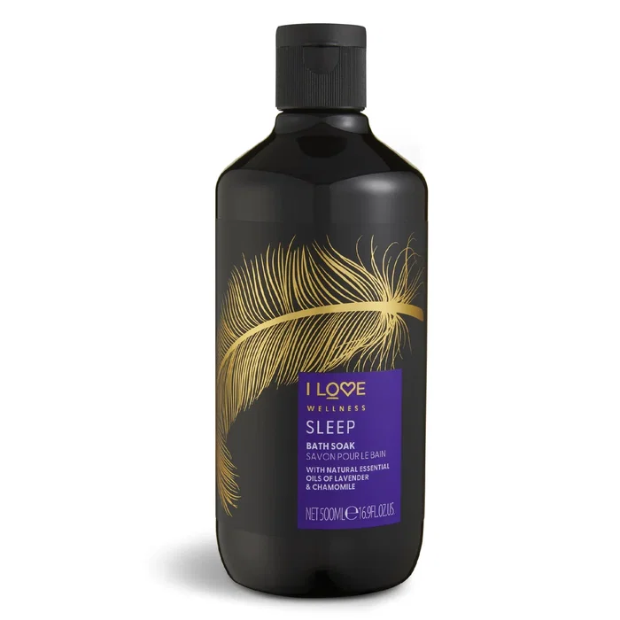 I Love Wellness Sleep Bain moussant Camomille & lavande 500 ml I Love Wellness Sleep Bain moussant Camomille & lavande 500 ml