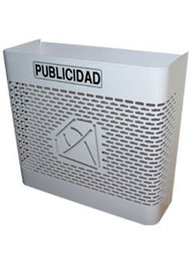 BTV CESTA PUBLICIDAD 330 HORIZ, GDE. BLANCO