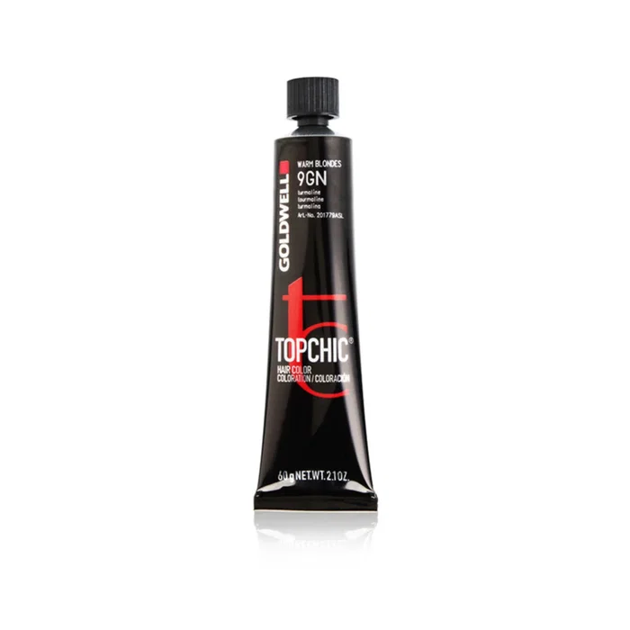 Goldwell TopChic 9GN Turmaline Teinture permanente pour cheveux Goldwell TopChic 9GN Turmaline Teinture permanente pour cheveux