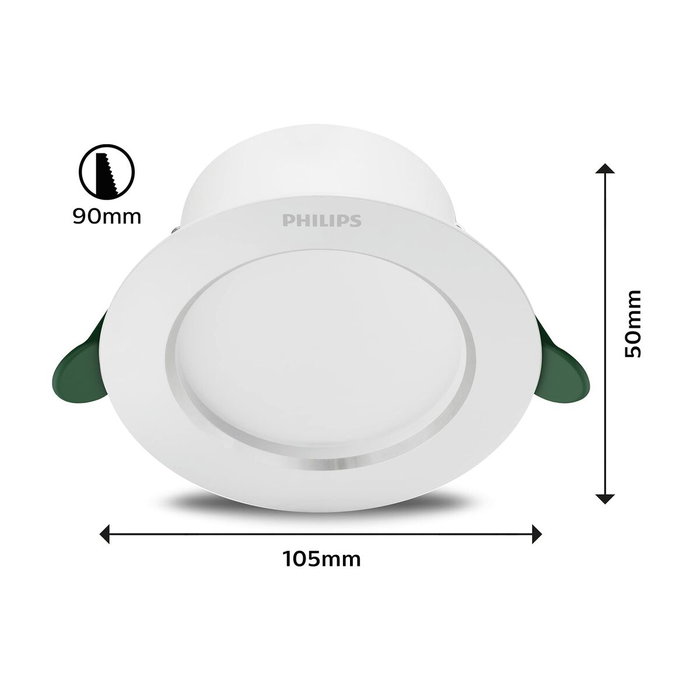 Downlight Philips Diamond Cut 2,2 W 400 lm (4000 K) Downlight Philips Diamond Cut 2,2 W 400 lm (4000 K)