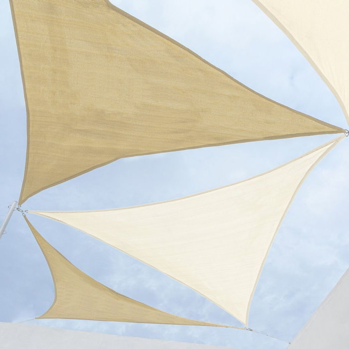 BigBuy Home Voile d'ombrage Beige 5 x 5 m