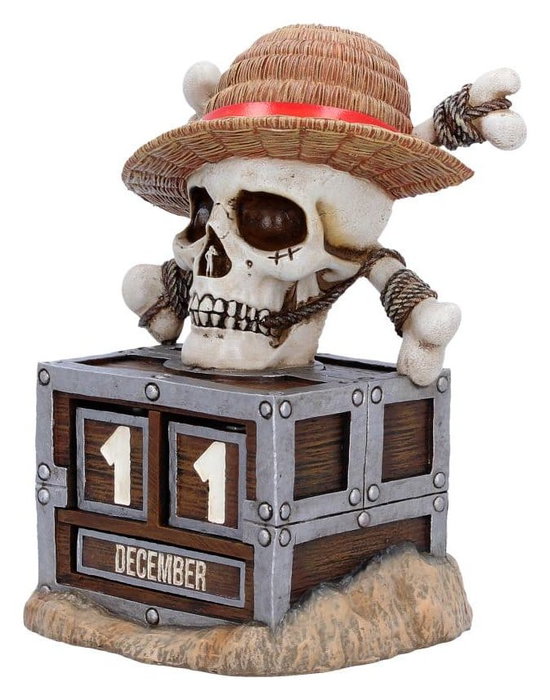 Nemesis Now Calendrier perpétuel One Piece Luffy Jolly Roger 16 cm Nemesis Now Calendrier perpétuel One Piece Luffy Jolly Roger 16 cm
