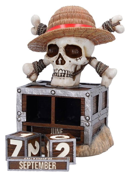 Nemesis Now Calendrier perpétuel One Piece Luffy Jolly Roger 16 cm Nemesis Now Calendrier perpétuel One Piece Luffy Jolly Roger 16 cm