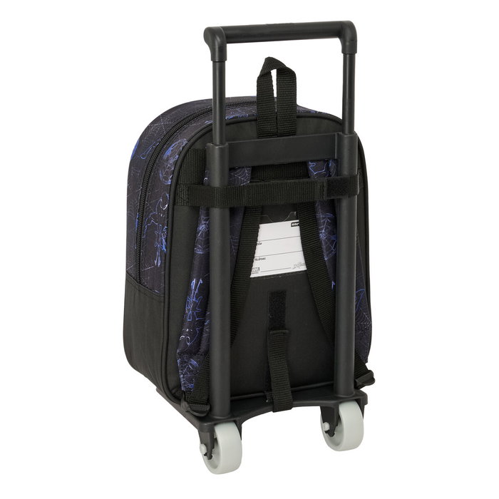 Cartable à roulettes Spider-Man Attack Noir 22 x 27 x 10 cm