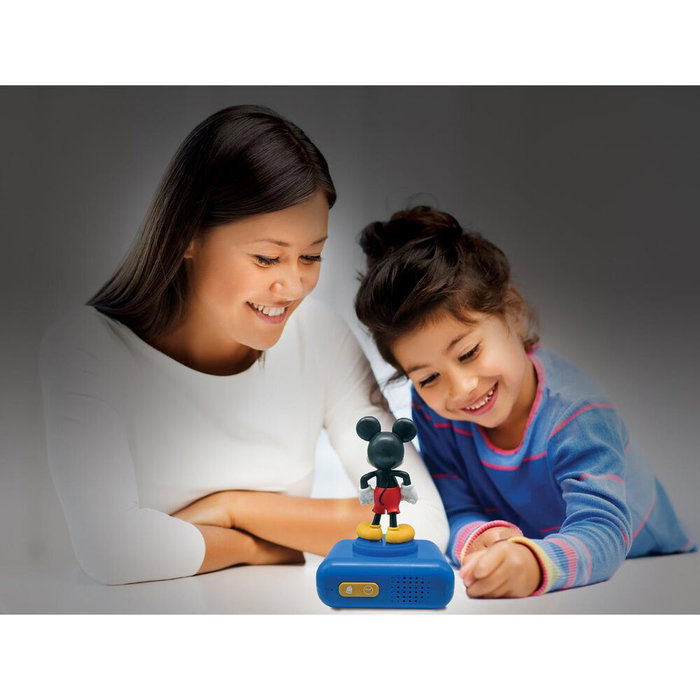 Lexibook Réveil veilleuse Mickey Mouse 3D Bleu et noir