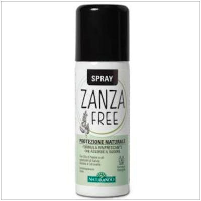 Naturando Zanza Free Mosquitos Spray 100 ml - Protection naturelle anti-moustiques Naturando Zanza Free Mosquitos Spray 100 ml - Protection naturelle anti-moustiques