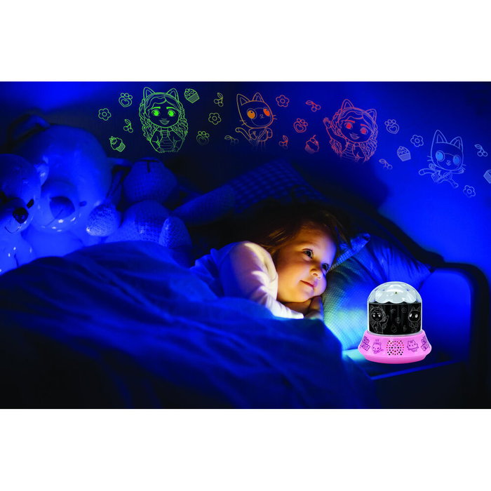 Lexibook Veilleuse Gabby et la Maison Magique avec haut-parleur et projections Lexibook Veilleuse Gabby et la Maison Magique avec haut-parleur et projections