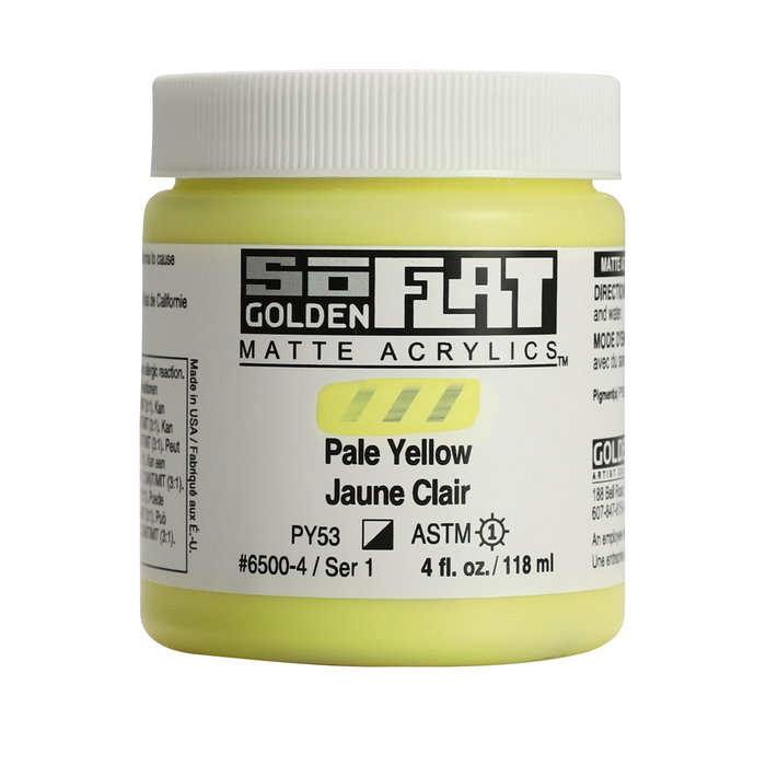Golden SoFlat Jaune clair 118 ml Golden SoFlat Jaune clair 118 ml